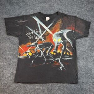 Vintage 1982 Pink Floyd The Wall All Over Print T Shirt Large Winterland